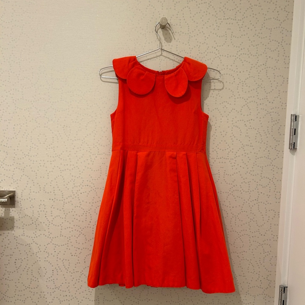 Jacadi Poplin Red Dress - Size 12A
